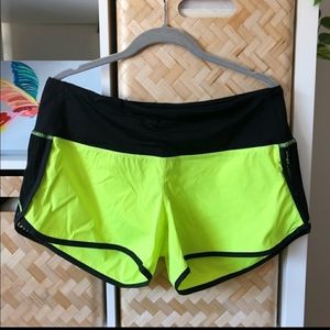 Lululemon Neon Shorts